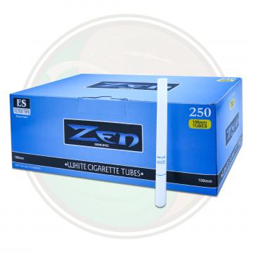 Zen Light Blue 100s Size Cigarette Tubes for Roll Your Own Whole Leaf Tobacco Leaf Only